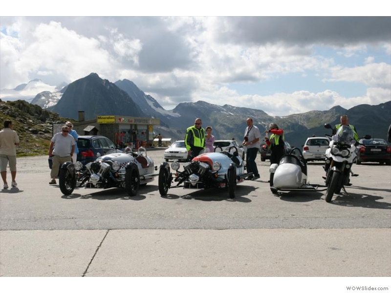 Dreiradtreff auf dem Furka-Pass